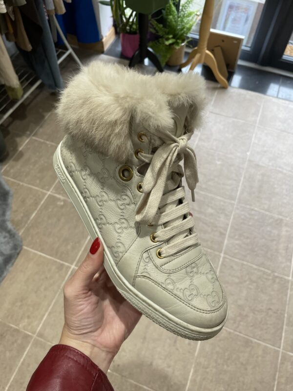 Gucci Fur Hi-Top UK37