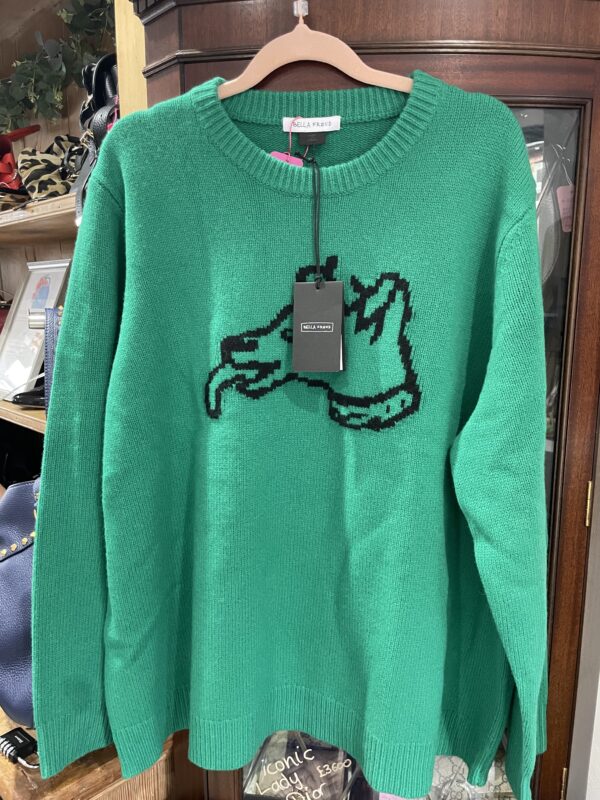 Bella Freud Lucian Dog jumper XL