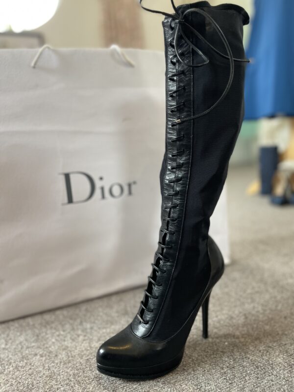 Dior lace boot UK38