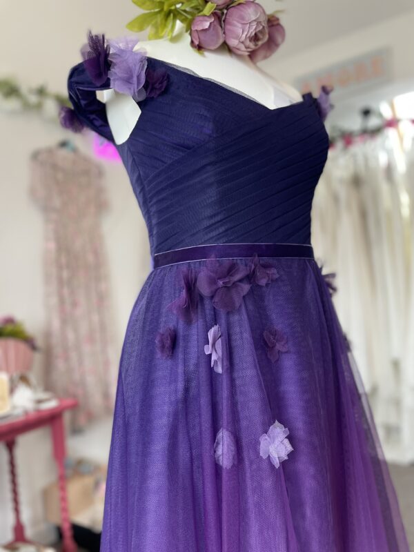 Marchessa Notte purple Ombre Dress UK10 - Image 3