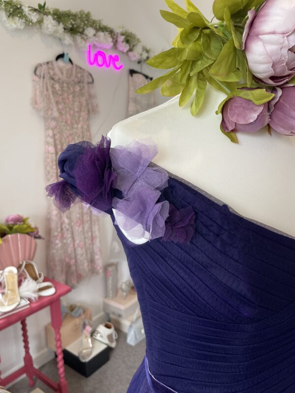 Marchessa Notte purple Ombre Dress UK10 - Image 4