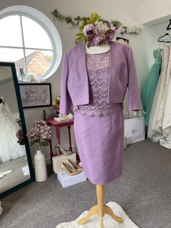 John Charles Lilac 2Piece UK18