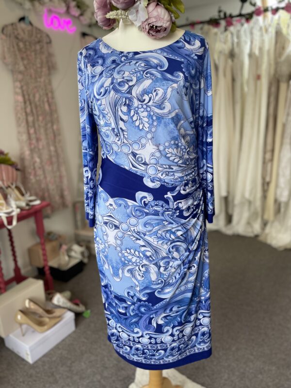 Gina Bacconi Blue Dress UK12