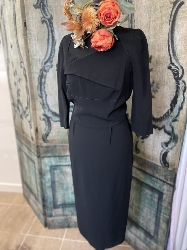 Roland Mouret Black Dress UK10 - Image 3