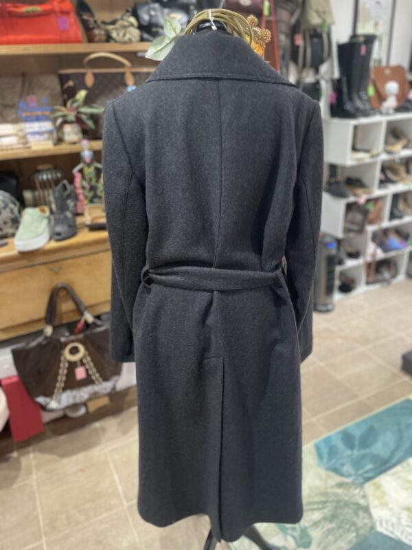 Dolce & Gabbana Wool Grey Wrap Coat UK16 - Image 3