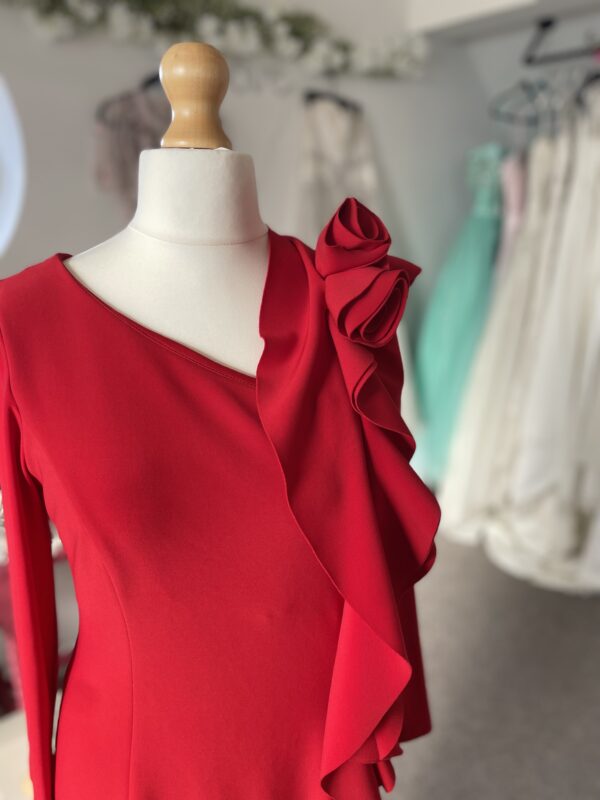 Joseph Ribkoff Red Dress UK14 - Image 4