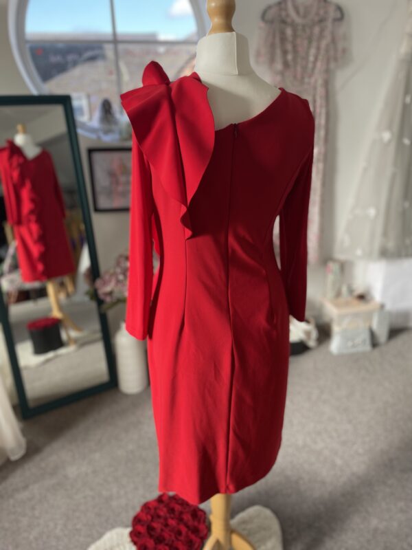 Joseph Ribkoff Red Dress UK14 - Image 6