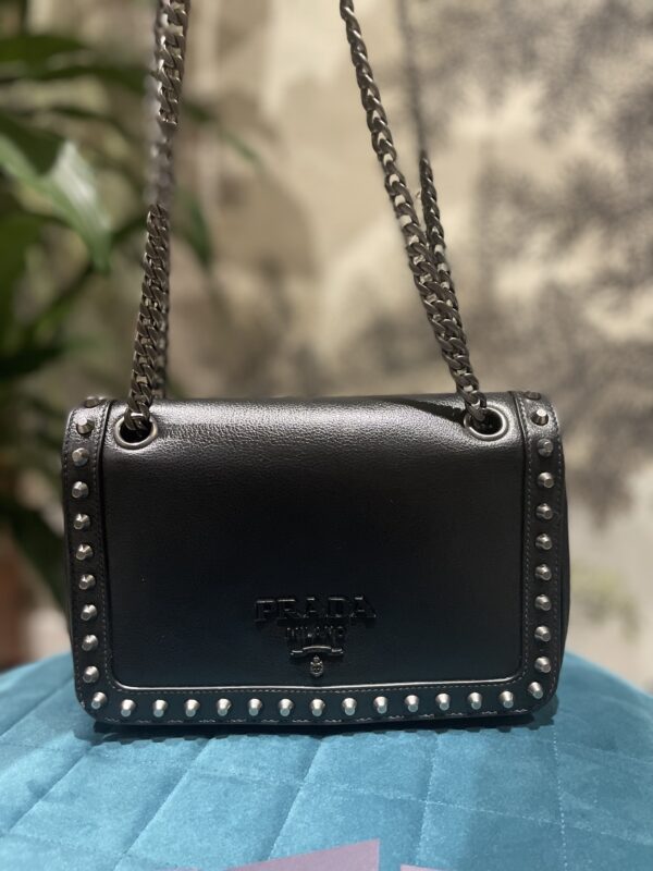 Prada Pattina Stud Bag