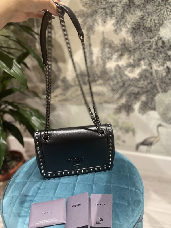 Prada Pattina Stud Bag - Image 3