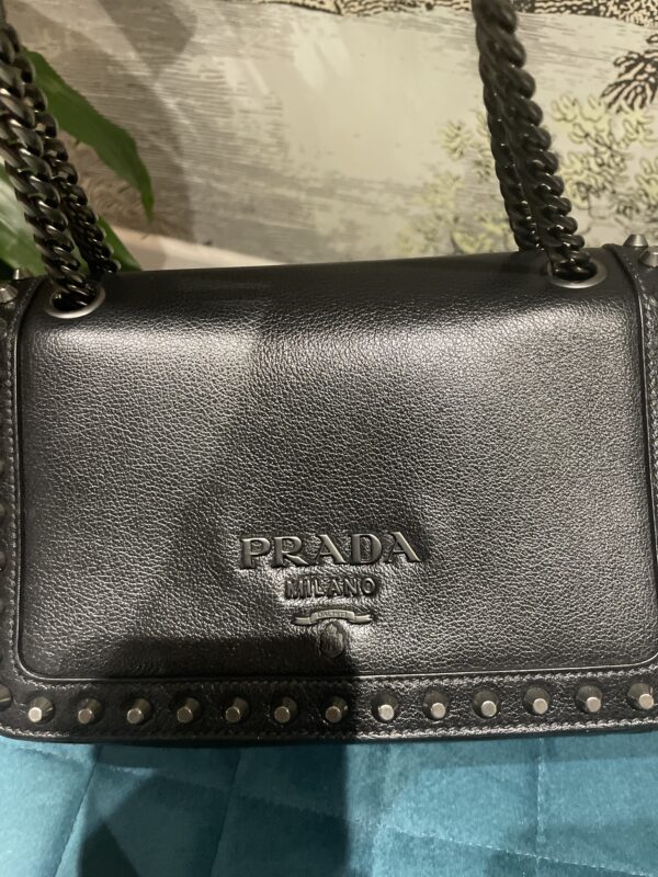 Prada Pattina Stud Bag - Image 4