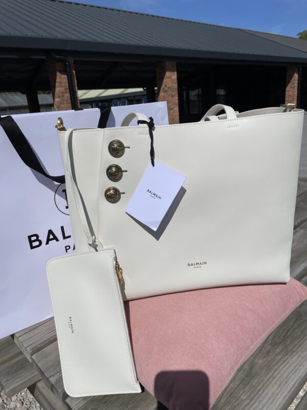 Balmain Emblème Tote - Image 2