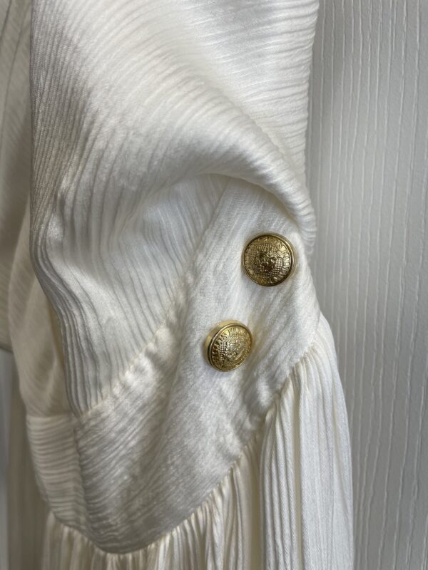 Balmain White Dress EU46- UK14 - Image 4
