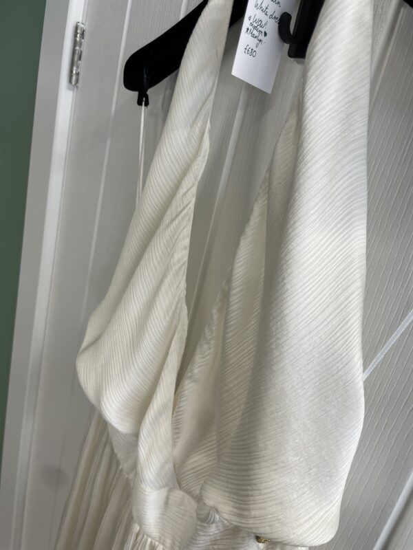 Balmain White Dress EU46- UK14 - Image 5